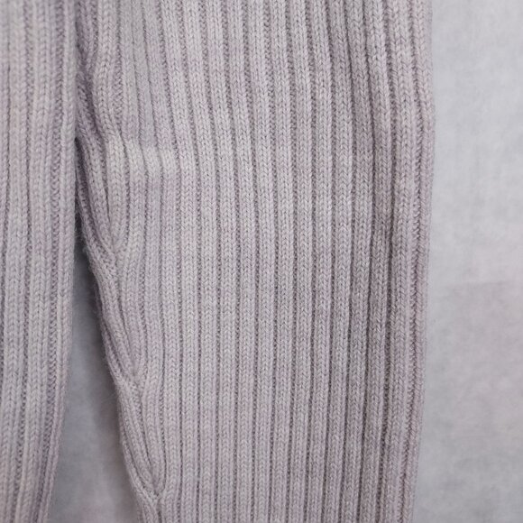 Tart Amity Sweater Women's M Lace Up Front 100% Merino Wool Blush Pink Rib Knit - Picture 7 of 10